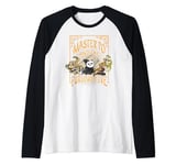 Kung Fu Panda Master Po And The Furious Five Poster Raglan Baseball Tee