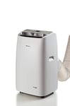 Ariete Polar 12, climatiseur portable 12000 btu/h, 220 volts, gaz naturel R290, classe énergétique A, blanc
