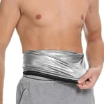 Kvinnor Herr Bastu Midjetrimmer Belly Wrap Träning Magreducerare Bastu Body Shaper Fitness Svetttrimmer Bälte Waist trainer,kvinnor Blå S M