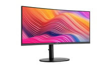 Msi Modern Md342cqp - Led-Skärm - Böjd - 34" - 3440 X 1440 Uwqhd @ 120 Hz - Va - 300 Cd/M² - 3500:1 - 1 Ms - 2Xhdmi, Displayport, Usb-C - Högtalare