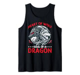 Dragon Heart Of Wolf Soul Of A Dragon Tank Top