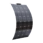 Panneau solaire, 12 V, 400 W, silicium monocristallin, flexible, noir