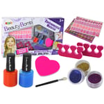 Nail Art-set för barn: Glitter, Polish, Stickers & Tools