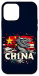 iPhone 12 mini Double Exposure China Flag Chinese Dragon Celebration Wave Case