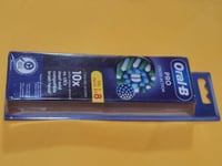 Oral-B PRO Cross Action Black Toothbrush Refill Heads 8 Pack