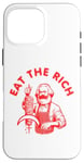 Coque pour iPhone 16 Pro Max Eat the rich - Karl Marx Eat Döner Kebab Rich