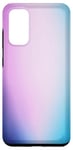 Coque pour Galaxy S20 Dégradé de couleur pastel bleu, rose, violet