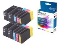 PREMIUM CARTOUCHE - 10 Cartouche compatible pour CANON PGI 1500XL Noir (x4) + Cyan (x2) + Magenta (x2) + Jaune (x2) Canon Maxify MB 2000 Series MB 20