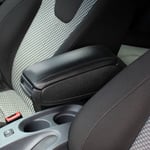 Pro.tec Accoudoir central pour Opel Zafira a - avec compartiment - rembourré - cuir-synthétique - noir avec des coutures noirs