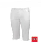 Helly Hansen Womens White Hh Cotton Stretch Capri Shorts Ladies 28" Waist