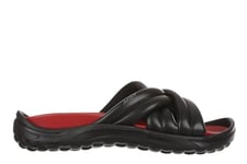 MBT MIO Sandales pour Femme en Cuir. Chaussures Légères et Confortables pour Printemps Été. Chaussures Physiologiques Confort et Stabilité. Sandales de Récupération pour S'habiller Moderne. Noir Rouge