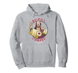 Jay and Silent Bob Buddy Christ Circle Portrait Pullover Hoodie