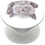 Popsockets mobilhållare (cat nap)