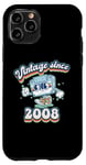 Coque pour iPhone 11 Pro Retro Vibes 2008 Vintage Style 17th Birthday Cassette Tape