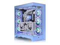 Thermaltake Cte E660 Mx - Mid Tower - Utökad Atx - Genomskinlig Sidopanel (Härdat Glas) - Ingen Strömförsörjning (Ps/2) - Hortensia Blå - Usb/Ljud