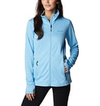 Columbia Women's W Park View Grid Fleece Full Zip Full Zip Fleece Jacket, Vista Blue Heather, Size XS