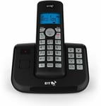 BT Cordless Home Phone with Nuisance Call Blocking and Answering Machine Single