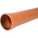 Wavin 160 mm PVC kloakrør, SN4 - 3000 mm