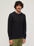 Superdry Essential Logo Crew Jumper, Black