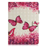 JIan Ying Case Universal for Apple iPad Air, iPad Air 2, iPad 9.7 (2017)/(2018) Patterns Tablet Shell Cover Protector Butterfly