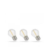 LED-lampe E27 1W 2700K 60 lumen 3-pak