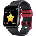 Montre Connectée pour Enfant Fille Garcon: Smart Watch avec Appel Bluetooth Tracker D'activité Bracelet Intelligent avec Podometre Moniteur Sommeil Réveil au Poignet Smartwatch Compatible Android iOS