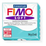 Staedtler Fimo Soft Peppermint (39) Oven Bake Modelling Clay Moulding Block 56g