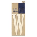 Papermania Lettre adhésive en Bois Bare Basics - W