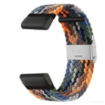 Flätat klockarmband Garmin Descent Mk3i (51mm) - Salamander