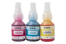 Brother BT5000CL Value Pack - 3-pack - cyan, magenta, gul - original - påfyllnadsbläck