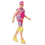 Barbie THE MOVIE , Ken Doll , inLine Skating Outfit, iconic look from the film, neon skate gear, HRF28