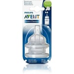 Philips Avent Anti-colic Baby Bottle Slow Flow Teat 2pk SCF422/27