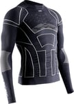 X-Bionic Moto Energizer 4.0 Light Long Sleeve Men Chemise Homme, Charcoal/Pearl Grey, FR : 2XL (Taille Fabricant : XXL)