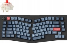 Keychron - V10 Max Qmk/Via Wireless Custom Mechanical Keyboard - Klawiatura Mechaniczna Fully Assembled Knob Red