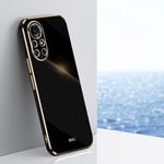 Yhteensopiva Huawei Nova 8 Pro 5G 6D Plating Gold Edge Tpu -Kotelon Kanssa