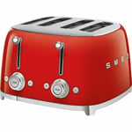 SMEG TSF03RDUK 4 Slice Toaster - Red