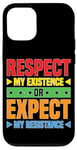 Coque pour iPhone 12/12 Pro Respect My Existence Or Expect My Resistance | -----