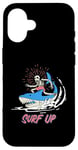 iPhone 16 Surf Up Skeleton Surfer Case