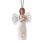 Willow Tree Remembrance (Darker Skin) Ornament, Sculpted Hand-Painted Angel