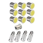 10 st Ba15s P21w Led Bil Led 1156 Lampa COB 12 Smd 12v Spänning & 4 st 1157 P21/5w Bay15d 33 Smd Led