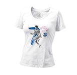 T-Shirt Femme Col V Antoine Griezmann Vintage Footballeur Foot Star