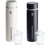 TOMMEE TIPPEE GoPrep Hot & Cold Flask Formula Maker Kit - Black & White