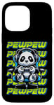 Coque pour iPhone 14 Pro Max Graphique de jeu vidéo Panda Pew pour hommes, garçons, femmes, enfants