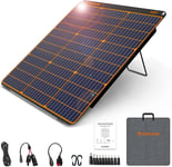 60W Portable Solar Panel Charger, Foldable Waterproof USB-C/DC, Camping Gear