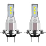 Beijiyi - 2 PièCes SéRies H7 led Ampoules Phare de 20000LM 6000K LumièRe Blanche 80W 6SMD Ampoules Voiture Antibrouillard Clignotants