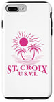 Coque pour iPhone 7 Plus/8 Plus Souvenirs de Saint-Croix usvi Îles Vierges américaines Rappel de vacances