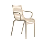 Driade - PIP-e Armchair / Carnation - Matstolar utomhus - Philippe Starck - Beige - Plast