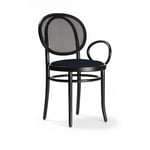 Gebruder Thonet Vienna - N. 0 Chair, Black C01, Technical Net, Fabric Cat. C Harlald 3 Col. 212 - Spisestoler - Front Design