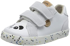 Geox Garçon Fille B Kilwi Girl Basket, Blanc et Noir, 24 EU