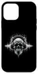 Coque pour iPhone 12 mini Halloween Skull Shirt Day Of The Dead Skull Casque DJ